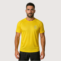 Remera Técnica Chitah Amarillo | Running y Gym Dry Fit | Corvus
