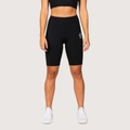 Calza running tipo biker delta negro