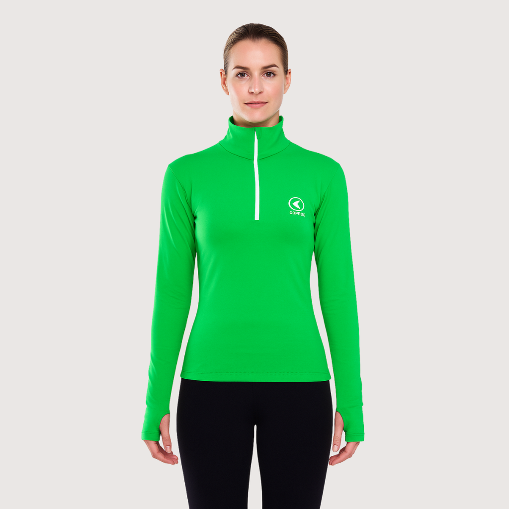 Buzo Térmico Perséfone Limón | Running y Outdoor Mujer | Corvus