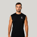 Remera sin mangas Tribal negro