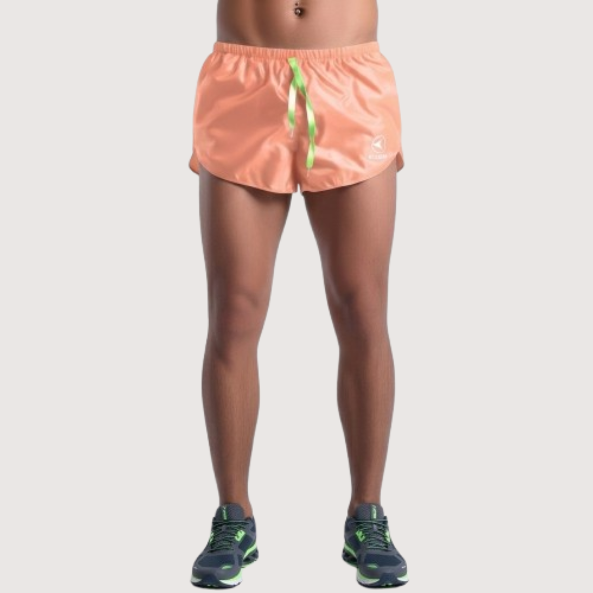 Short con suspensor Shortrun coral hombre