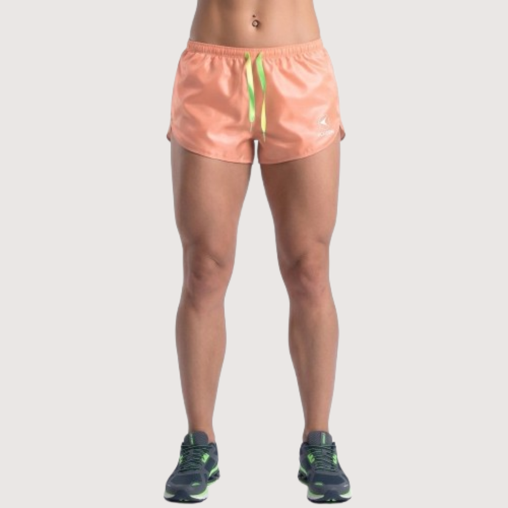 Short con suspensor Shortrun coral mujer