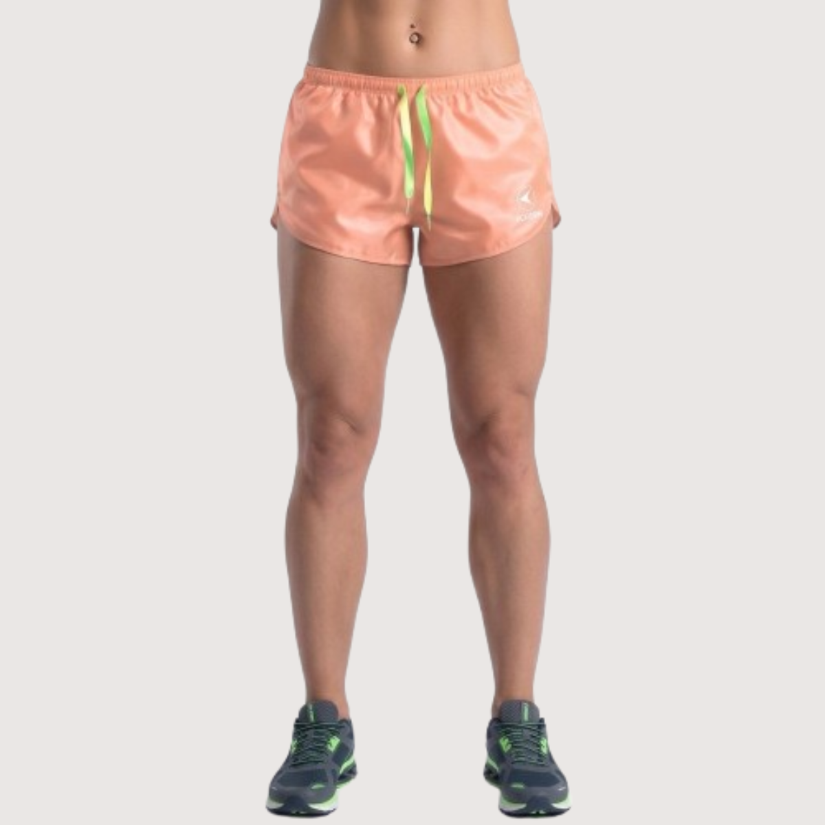 Short con suspensor Shortrun coral mujer