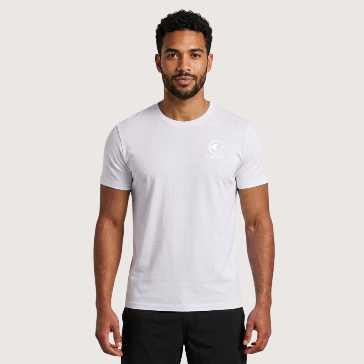 Remera Técnica Hombre Velocita Blanco | Running & Gym | Corvus