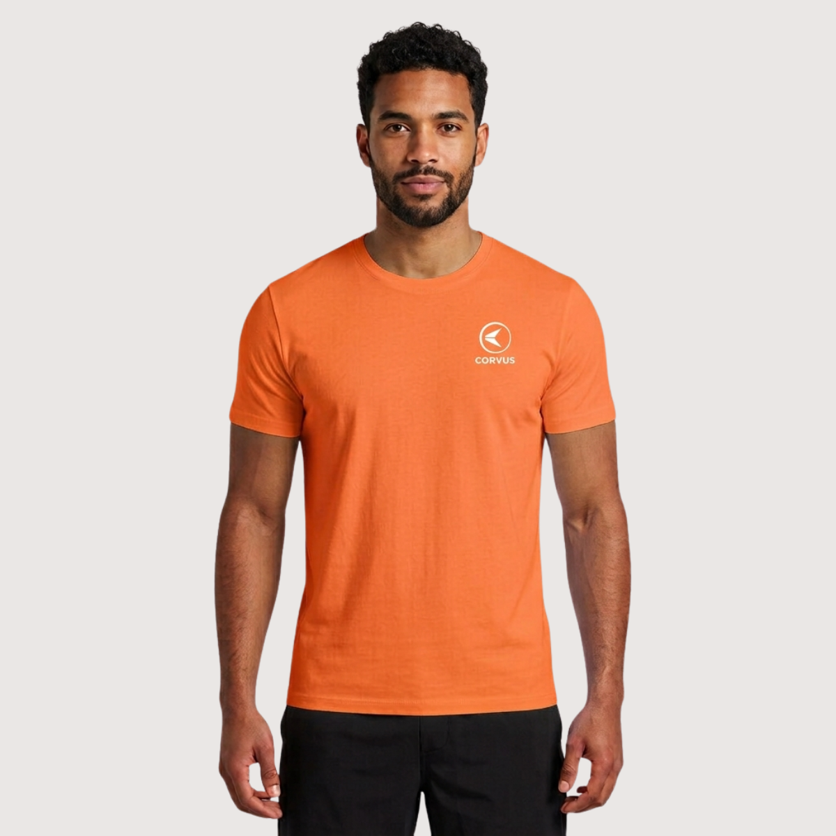 Remera Técnica Hombre Velocita Naranja | Running & Gym | Corvus