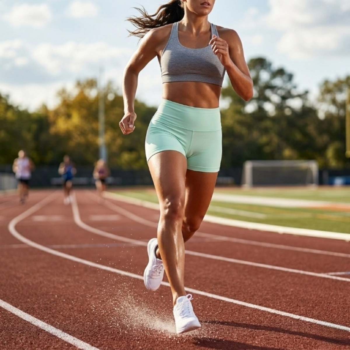 Calza Short Deportiva Buzios Aqua | Running y Gym | Corvus