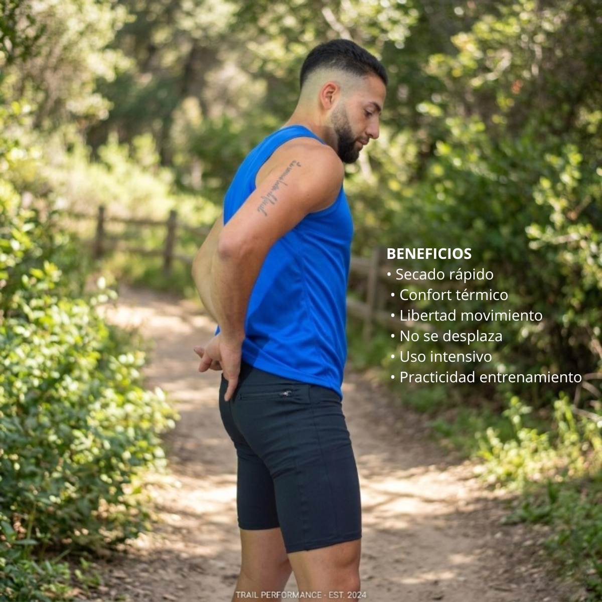 Calza Biker Omega Negro | Running y Gym con Bolsillos | Corvus