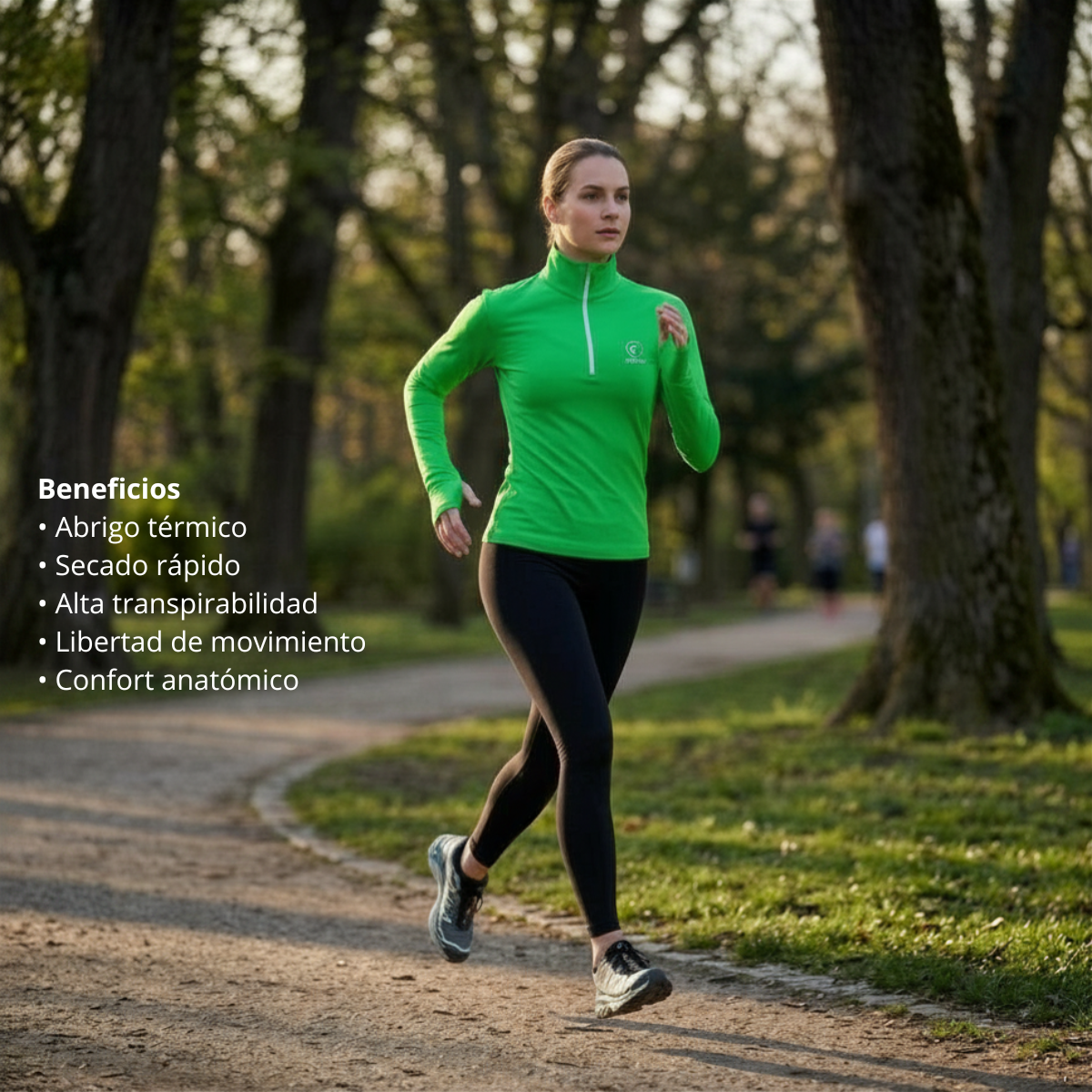 Buzo Térmico Perséfone Limón | Running y Outdoor Mujer | Corvus