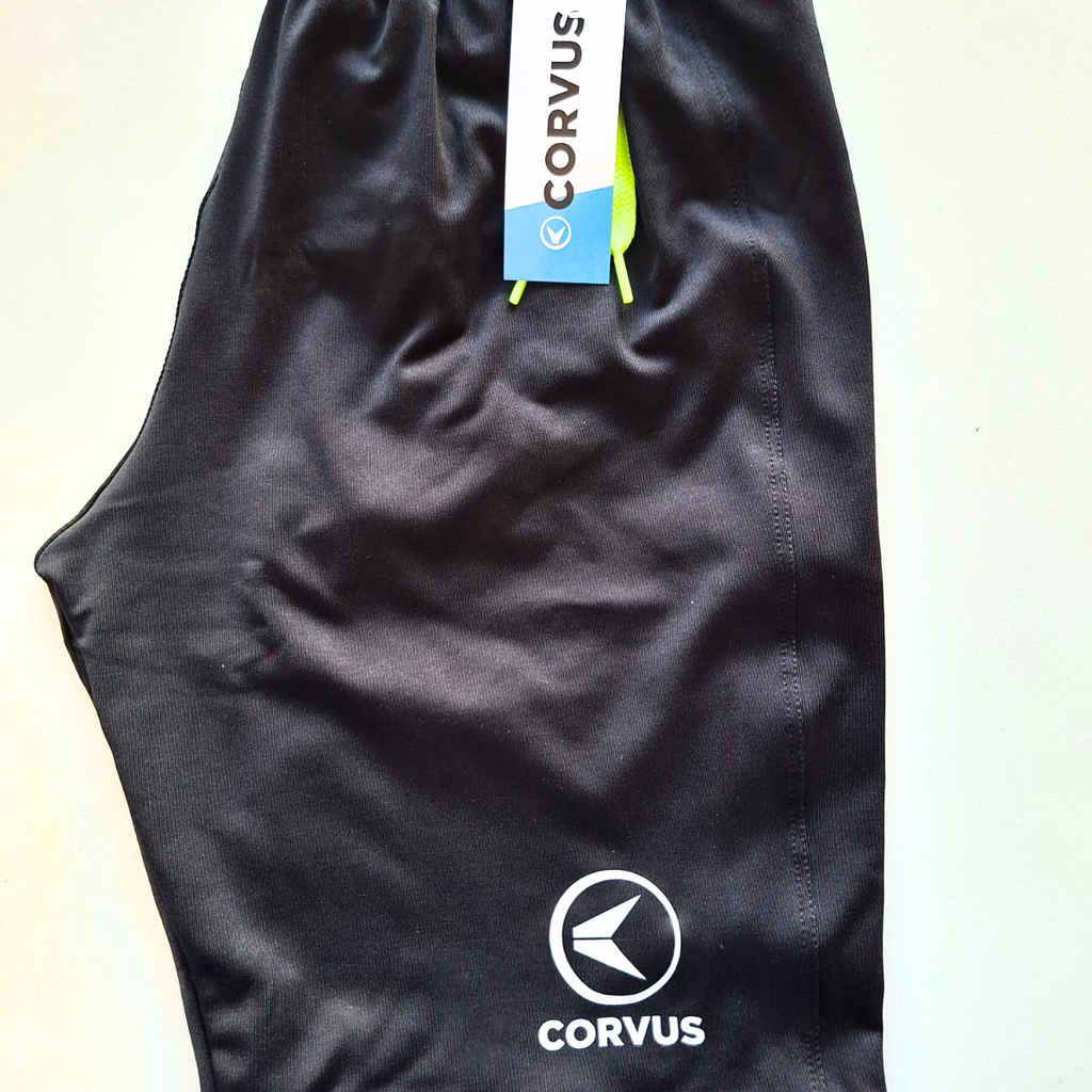 Calza running tipo biker delta azul