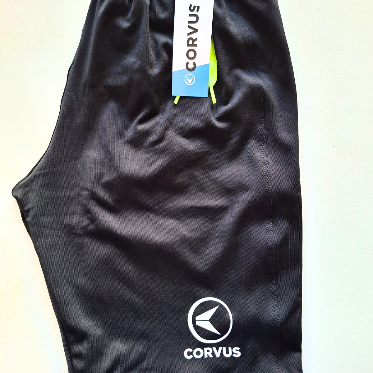 Calza running tipo biker delta azul