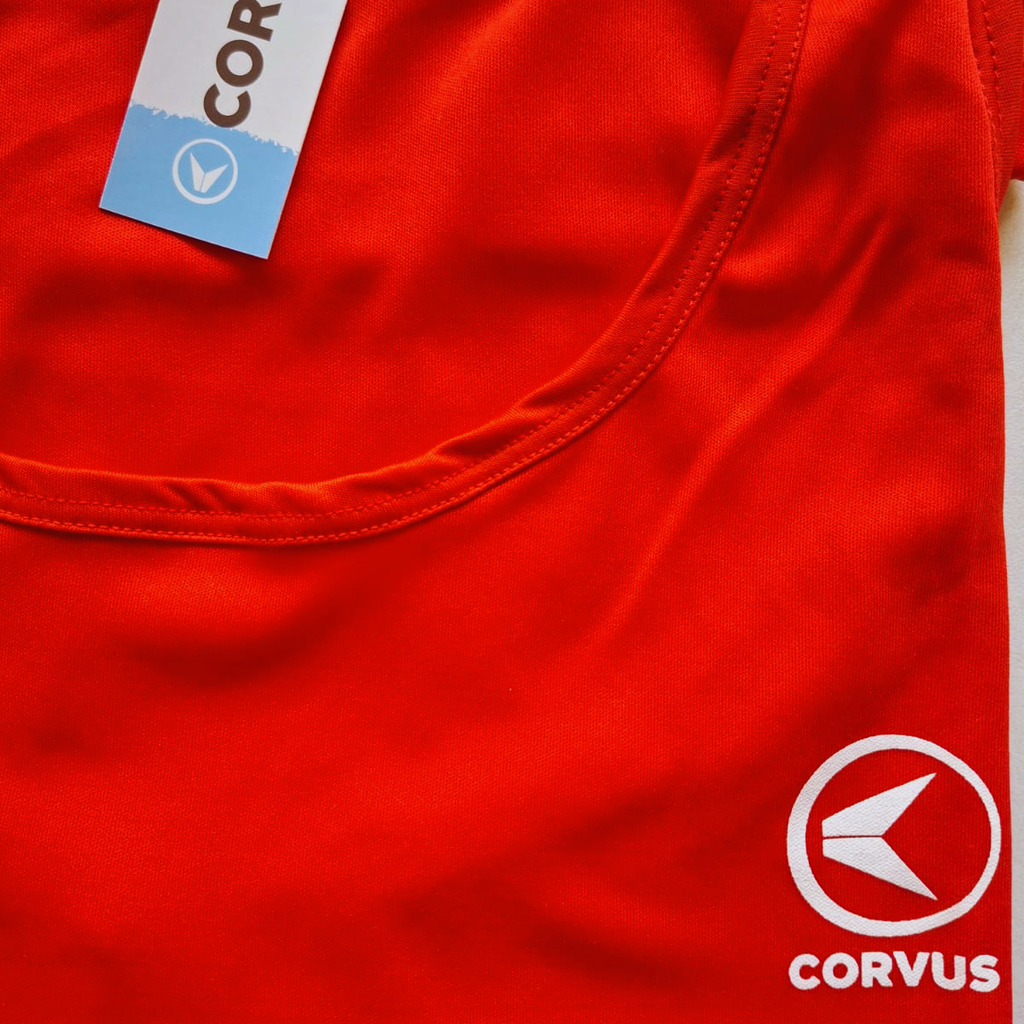 Musculosa force dry rojo