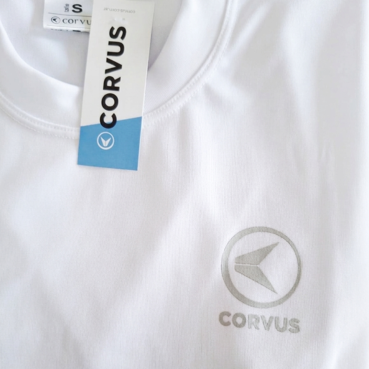 Remera Técnica Hombre Maratón Blanco | Running & Gym | Corvus