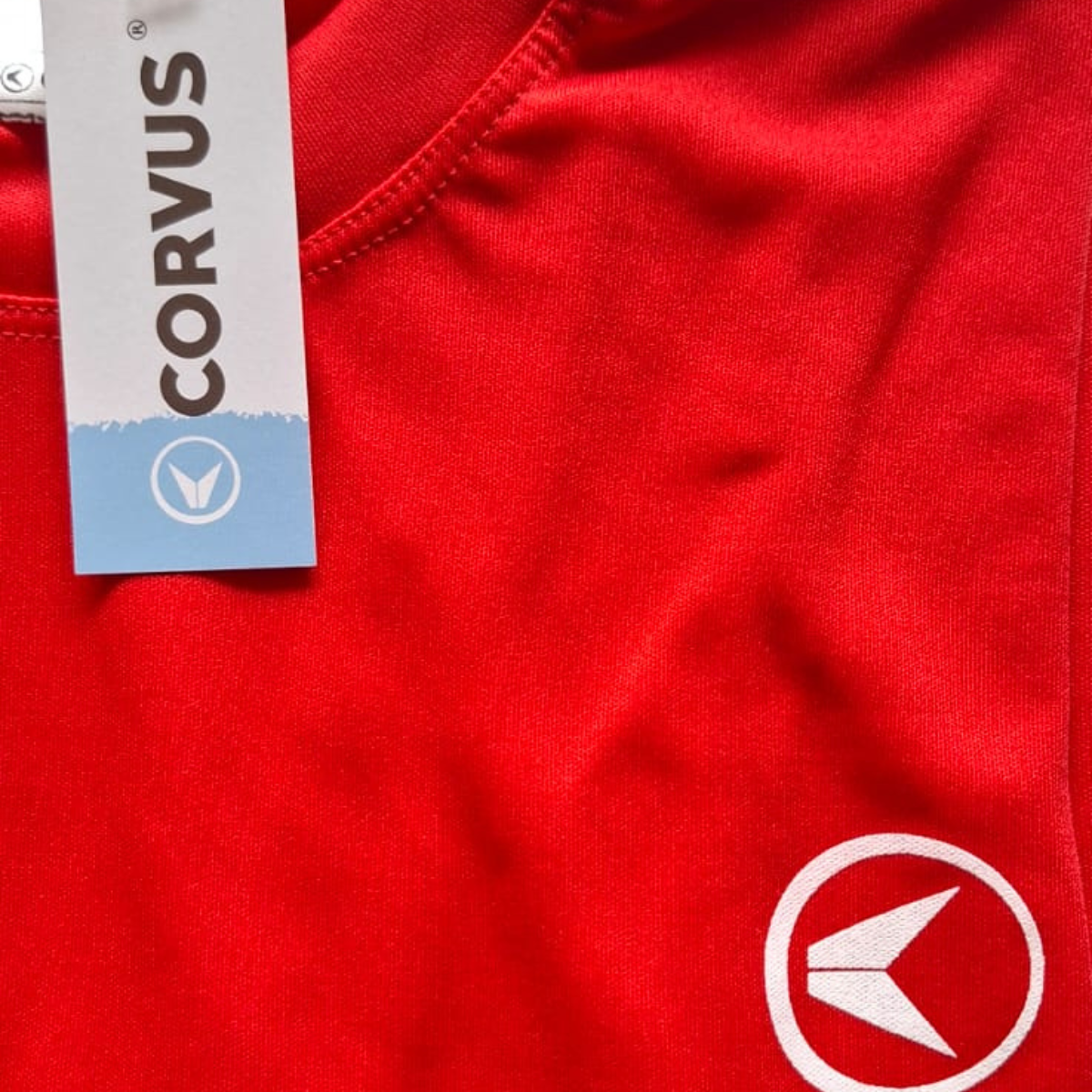 Remera Técnica Hombre Maratón Rojo | Running & Gym | Corvus