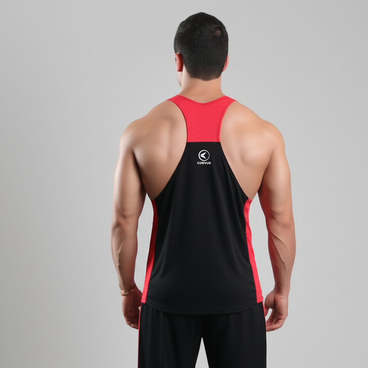Musculosa Olímpica Genesis Rojo | Gimnasio y Culturismo | Corvus