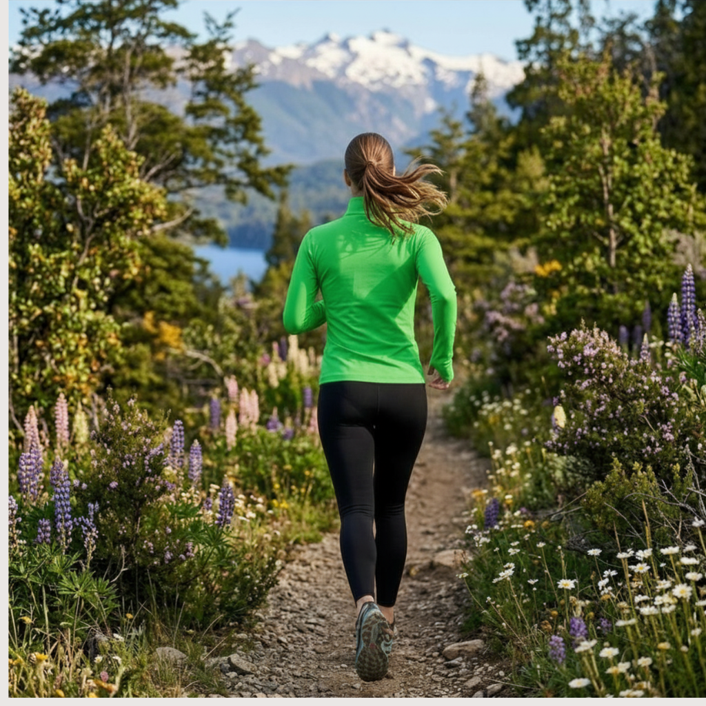 Buzo Térmico Perséfone Limón | Running y Outdoor Mujer | Corvus
