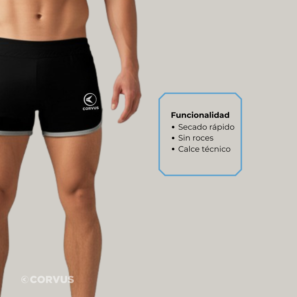 Short Running Minerva Negro