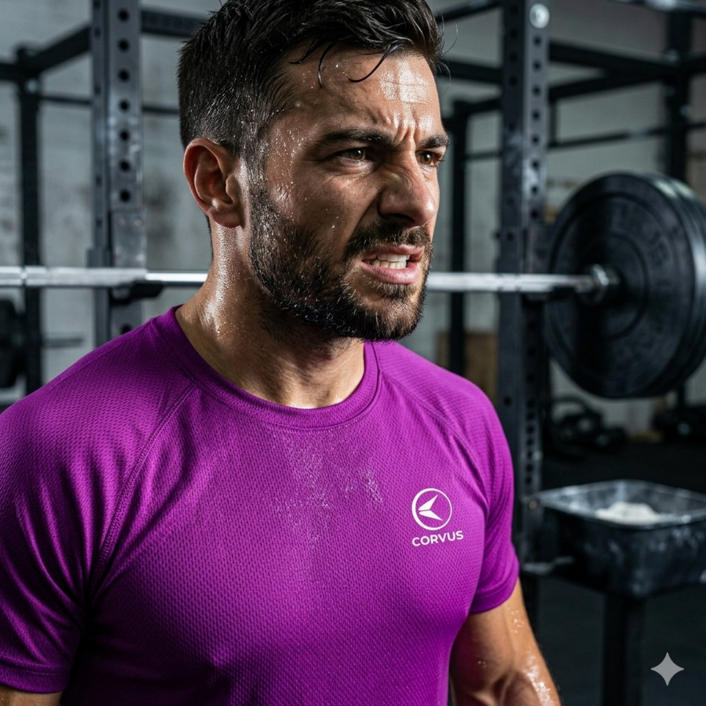 Remera Técnica Chitah Violeta | Running y Gym Dry Fit | Corvus