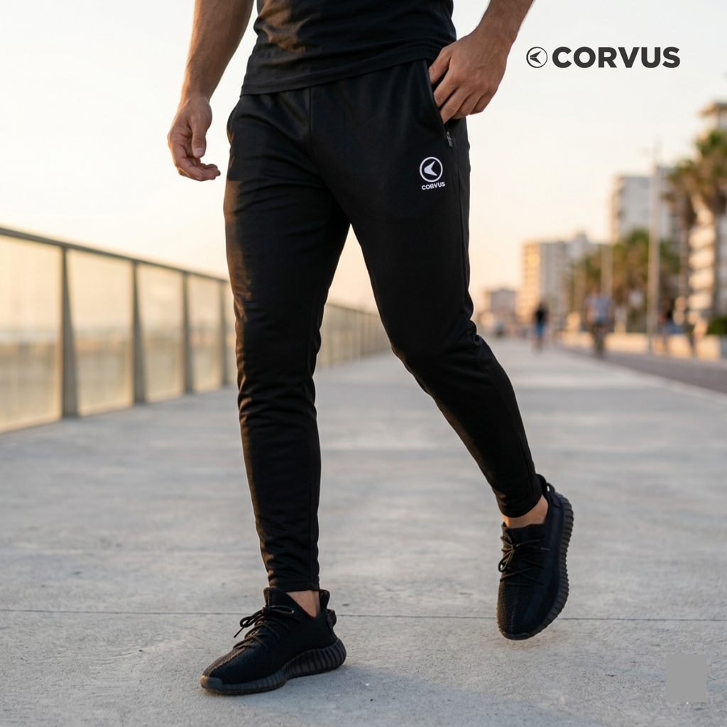 Pantalon largo inca negro