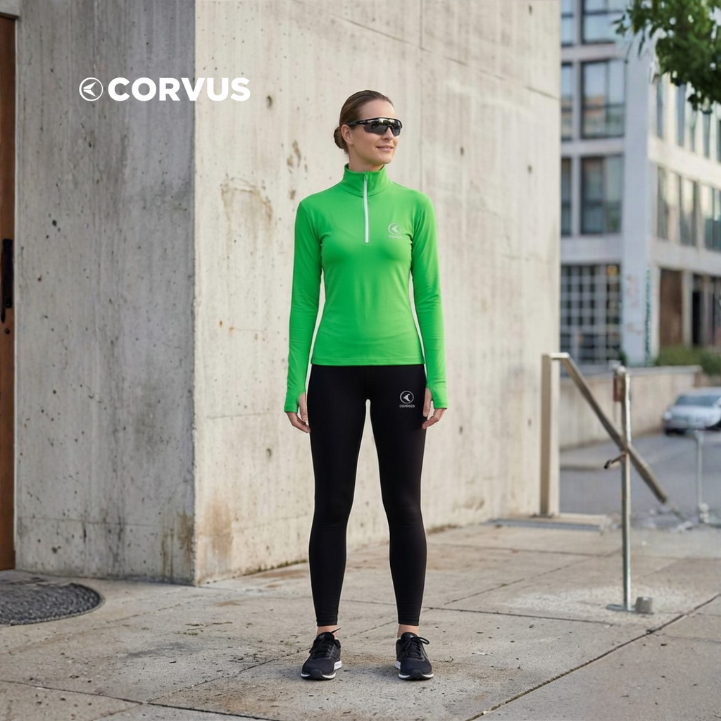 Buzo Térmico Perséfone Limón | Running y Outdoor Mujer | Corvus