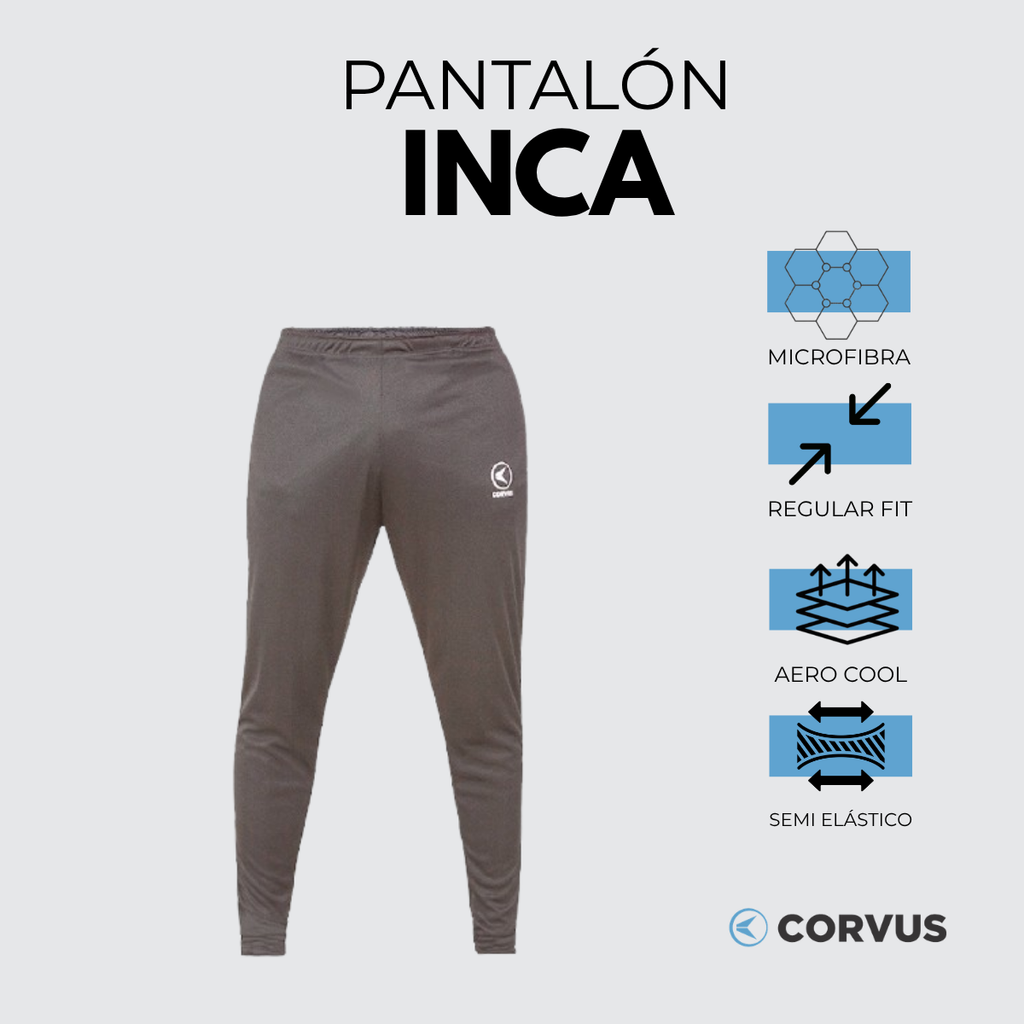 Pantalon largo inca negro