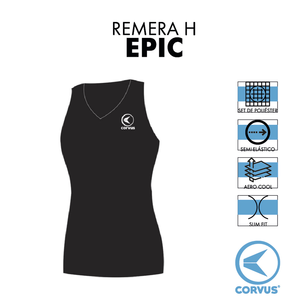 Musculosa Epic negro