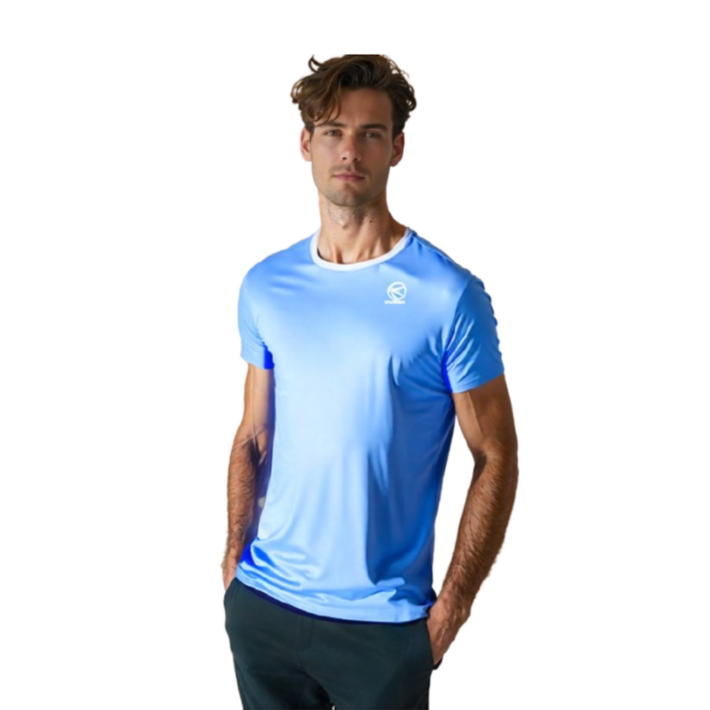 Remera Velocita celeste