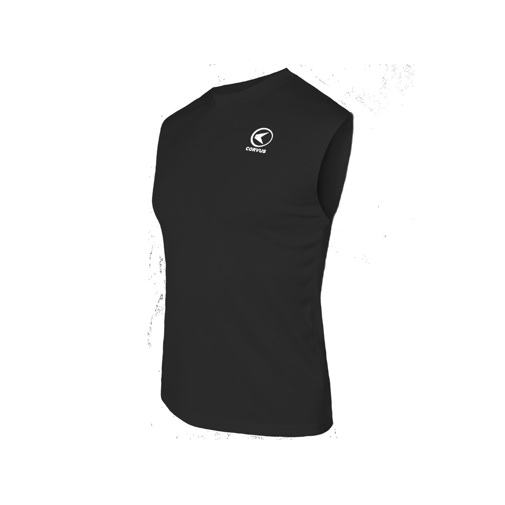 Remera sin mangas Tribal negro
